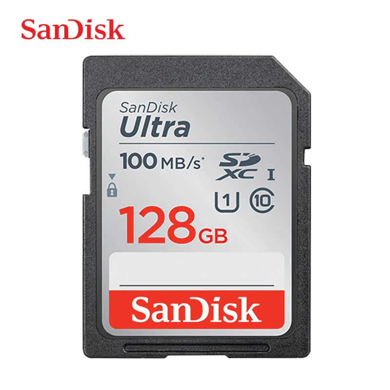 SanDisk sd карта 256 ГБ 128 Гб 64 32 16 класс 10 памяти C10 80M 100 м/с SDHC SDXC Carte SD USH 1 для камеры|Карты