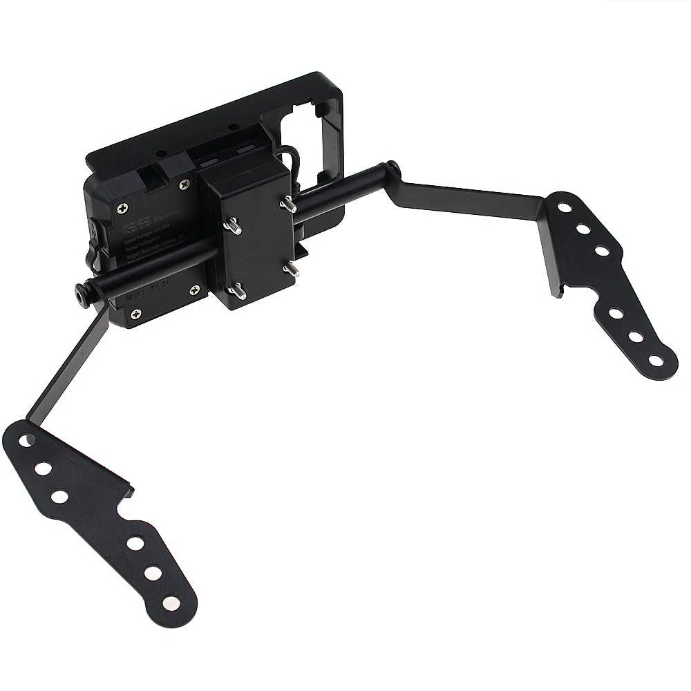 Черный Кронштейн для навигации держатель смартфона GPS Suzuki DL 1000 V-Строма vстрома 2017