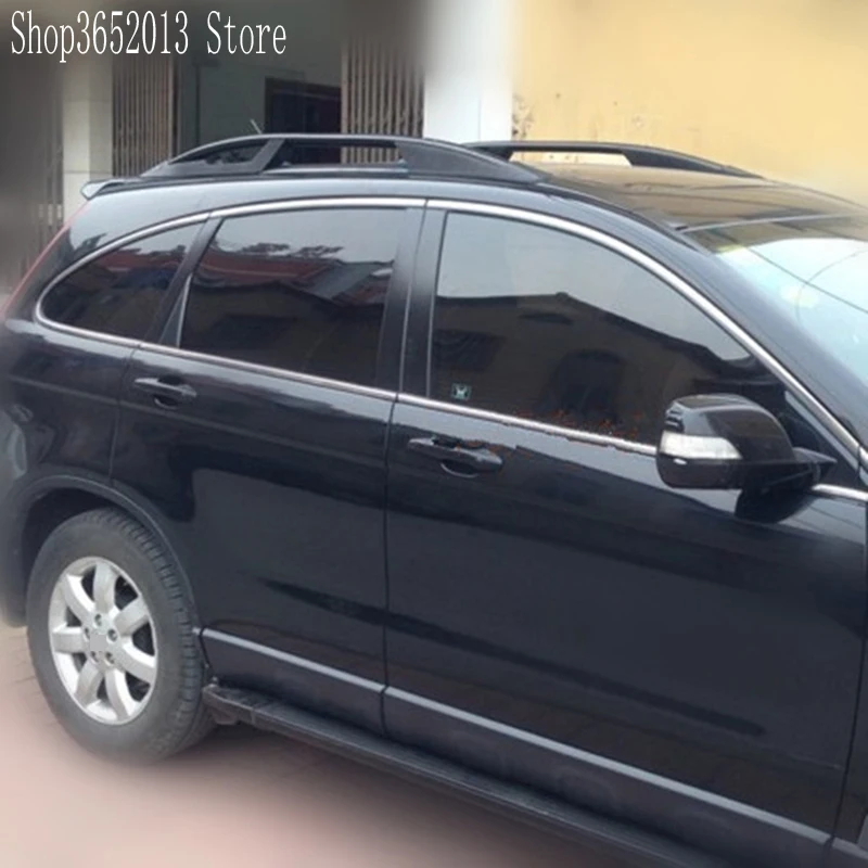 2 шт. для Honda CR-V CRV 2007 2008 2009 2010 2011 алюминиевый сплав багажник на крышу боковые рейлинги, перекладины багаж для путешествий на открытом воздухе