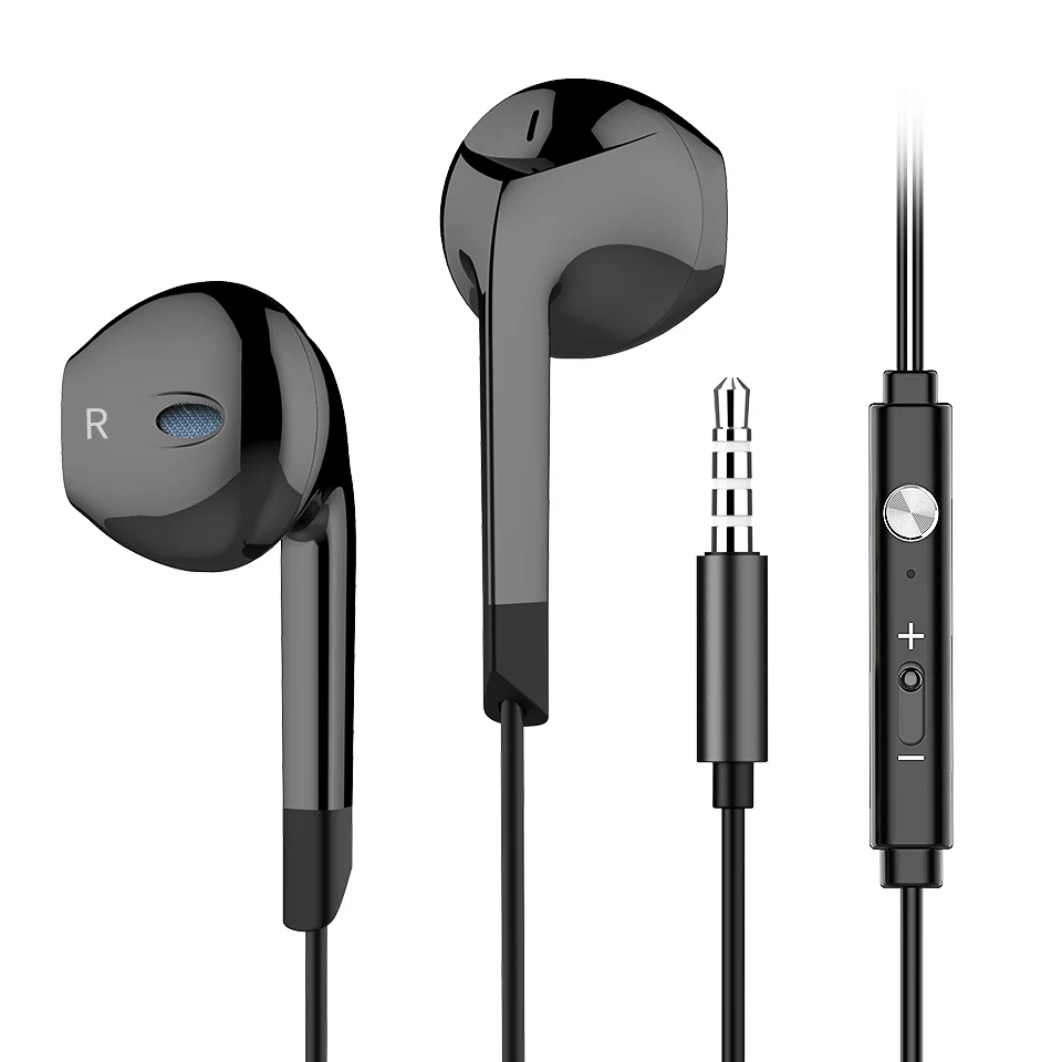 Black Langsdom V6 наушники 3,5 мм наушники-вкладыши для Xiaomi iPhone fone de ouvido с микрофоном auriculares гарнитуры Audifonos Mp3 Dj - Цвет: Black