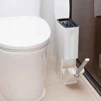 small plastic trash can household cleaning toilet brush trash can bathroom cleaning poubelle de cuisine cleaning supplies