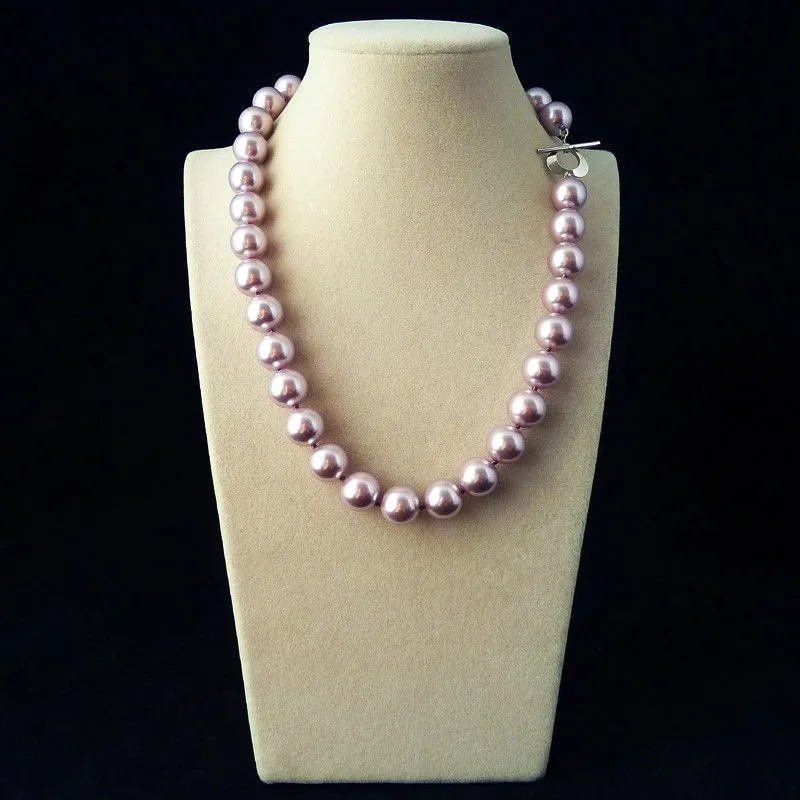 AAA + Редкие огромные ювелирные изделия 12 мм подлинное Южно-морское фиолетовое