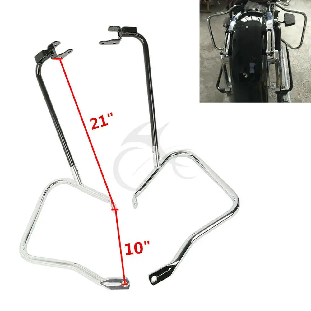 Мотоцикл седельная сумка защитная скоба аварии панелей для Harley Touring Street Electra Road King
