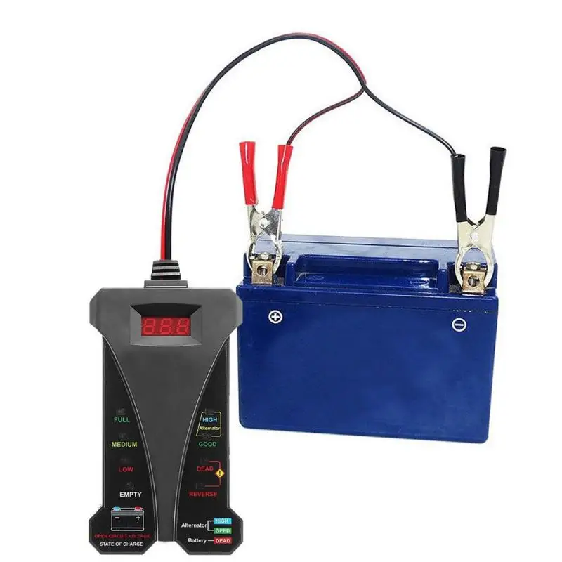 12 В автомобильный аккумулятор тестер на генератор переменного тока состояние