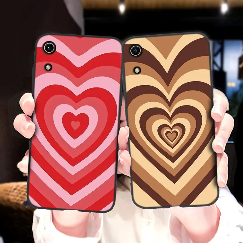 Love Heart Silicon Case For Honor 10i Cases For Huawei Honor8A 10 10X Lite X8 8X Honor10 8C 8 50 Pro 7X 6X Play 8A Covers Bumper