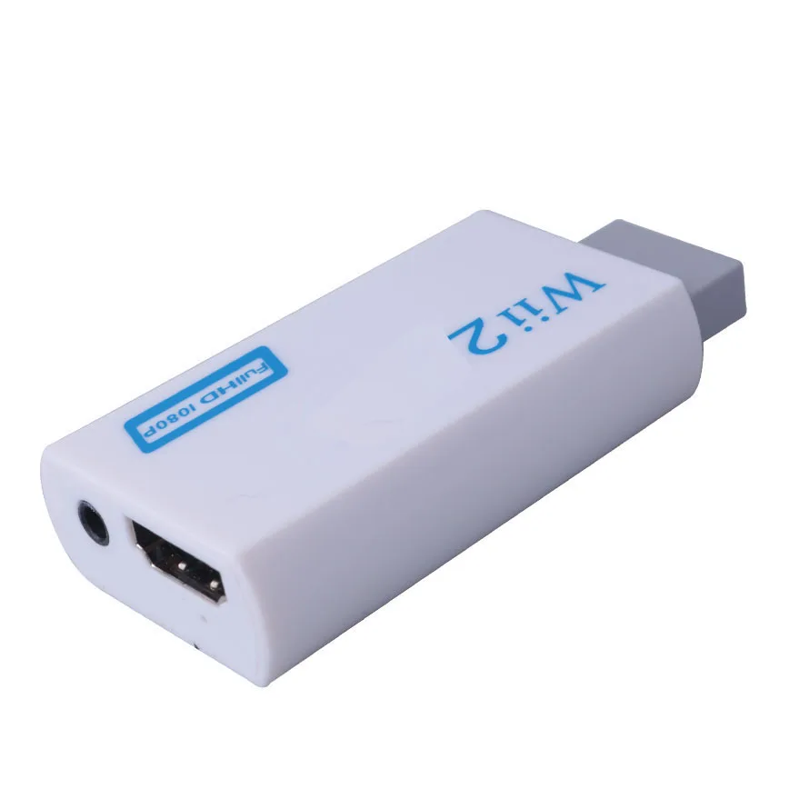 1080P для Wii-совместимый преобразователь Full HD 720P 3 5 мм аудио Wii адаптер TV PC монитор