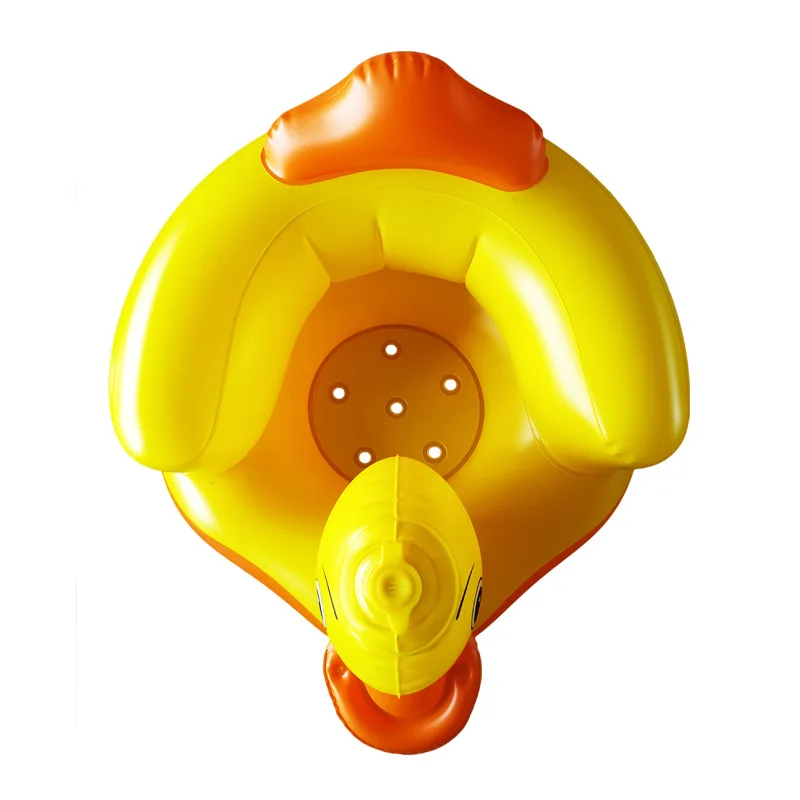 Кресло детское Надувное желтое с подушкой стул для кормления постельное белье