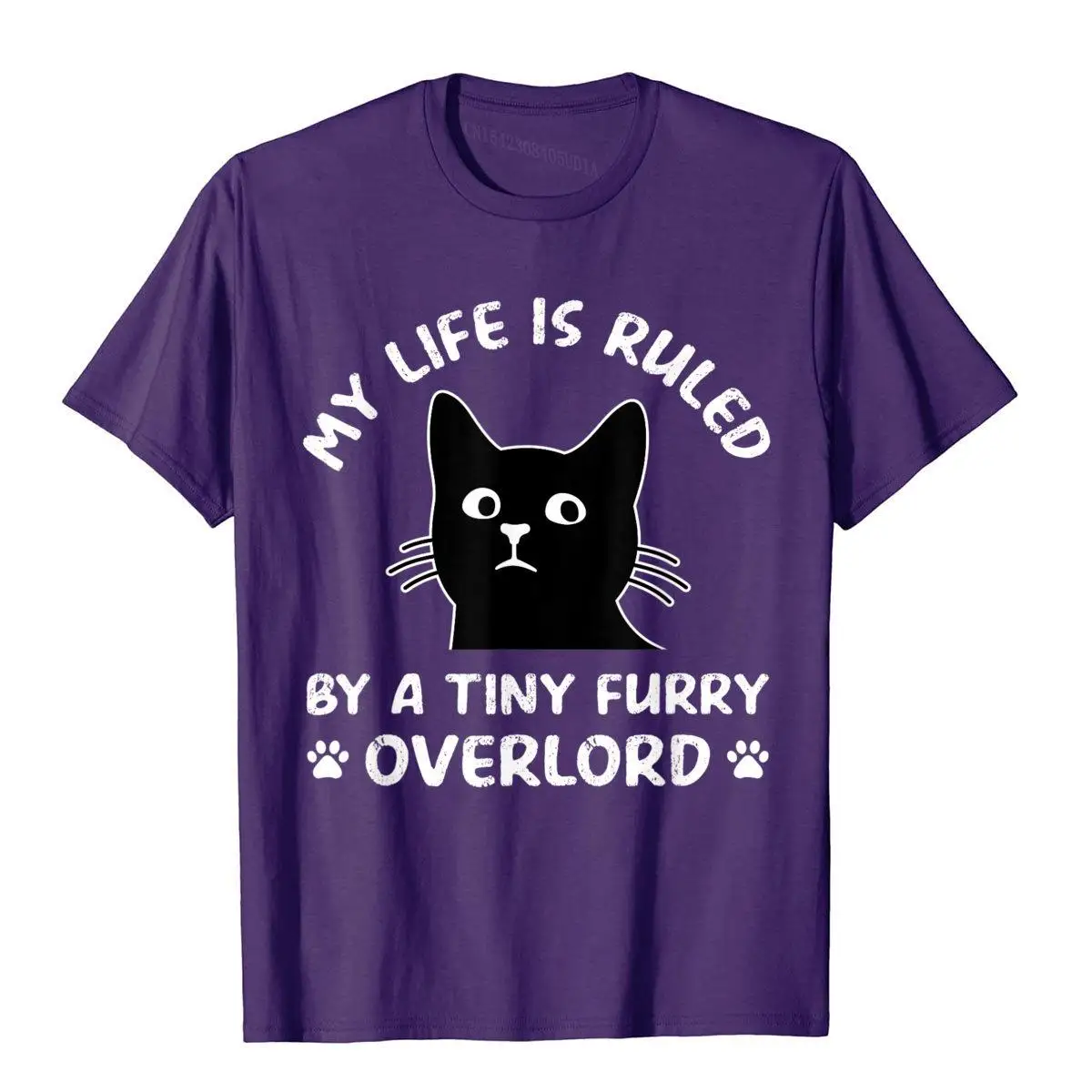 Моя жизнь управляется крошечной пушистой забавной кошкой Винтажная Футболка