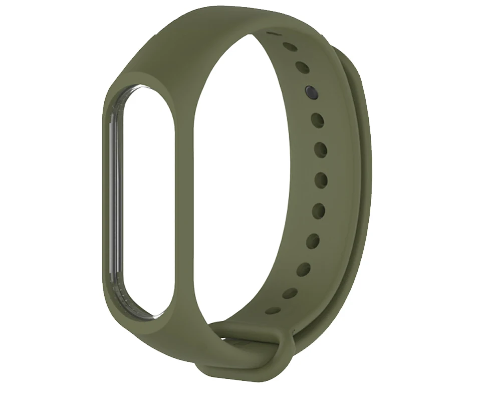 Army Green Для Xiaomi mi Band 4 3 силиконовый розовый сменный Браслет ремешок для Xiomi mi band 3 mi Band 4 3 band 4 ремешок на запястье - Цвет: Army Green