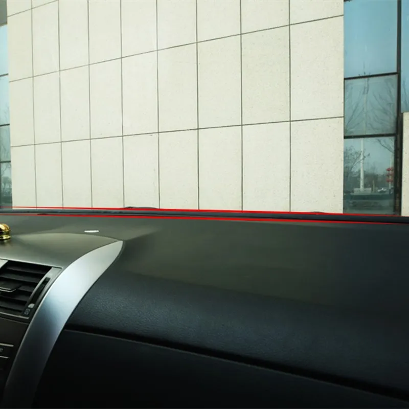 Обновление 1 6 м уплотнительные полосы для приборной панели автомобиля наклейки