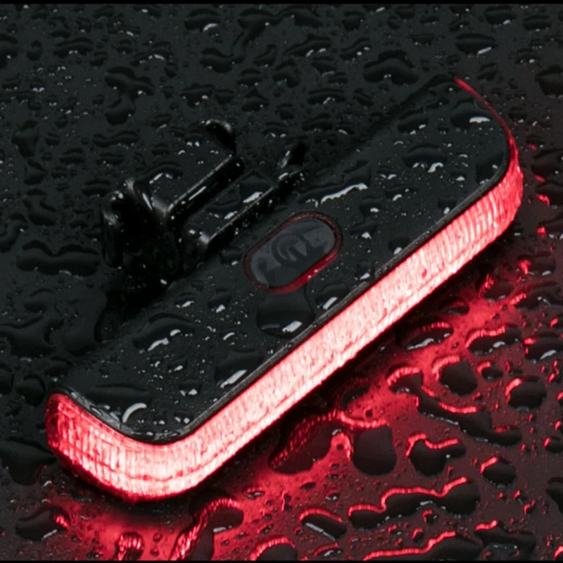 Светодиодный USB Перезаряжаемые светильник для верховой езды задний фонарь