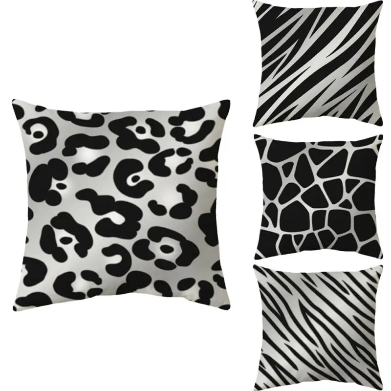 18 дюймов леопард искусственная Талия накидка на подушку домашний диван уличный