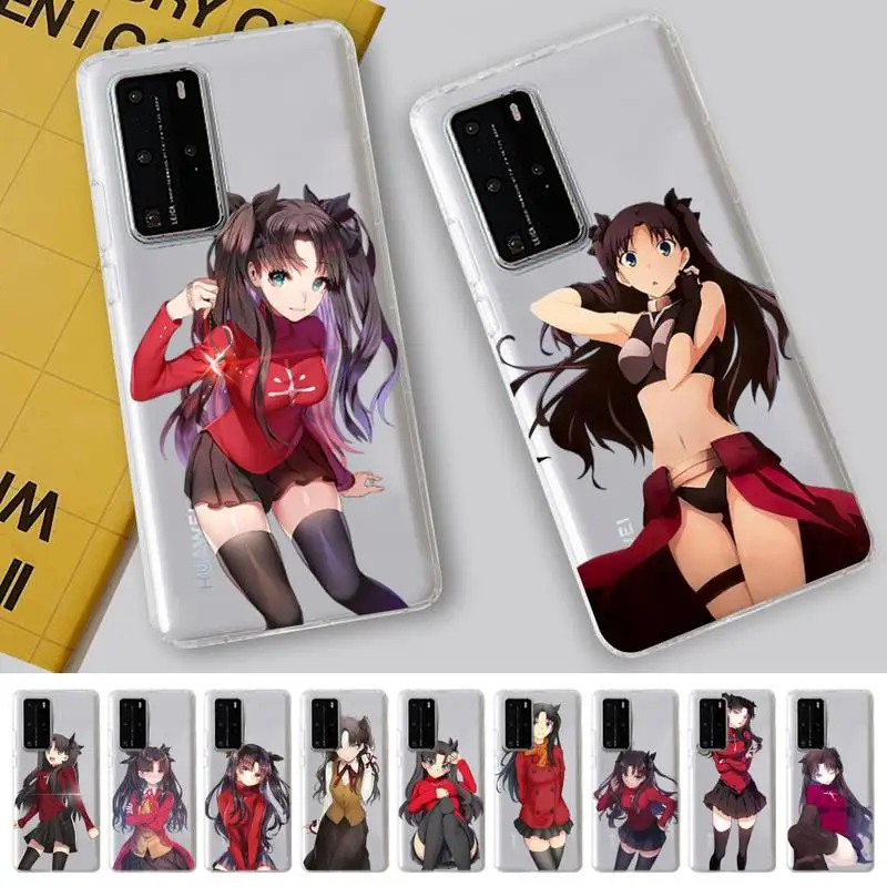 

TOPLBPCS Fate Stay Night Rin Tohsaka Phone Case For Huawei P20 30 pro lite Psmart 2019 Y5 6 7 Honor 8 10 i lite Mate 20lite
