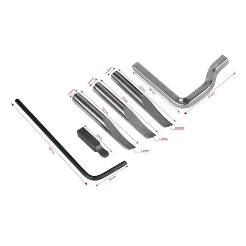 

6in1 DIY Leathercraft Adjustable Pro Stitching GrooverCrease Leather Handmade DIY Practical Leather Tool C0X8