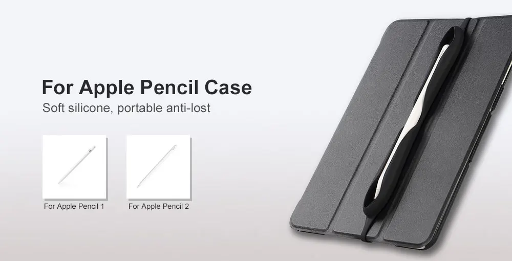 PORTEFEUILLE мягкий силиконовый совместимый для Apple Pencil чехол совместимый для IPad планшет стилус защитный чехол