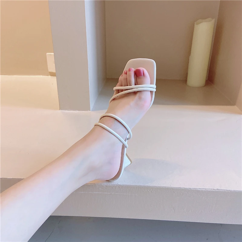 

TXCNMB Fashion Sweet Genuine Leathe Sandals For Woman 2020 New Arrival med Heels Pumps Summer Party Dancing Shoes Woman Heels