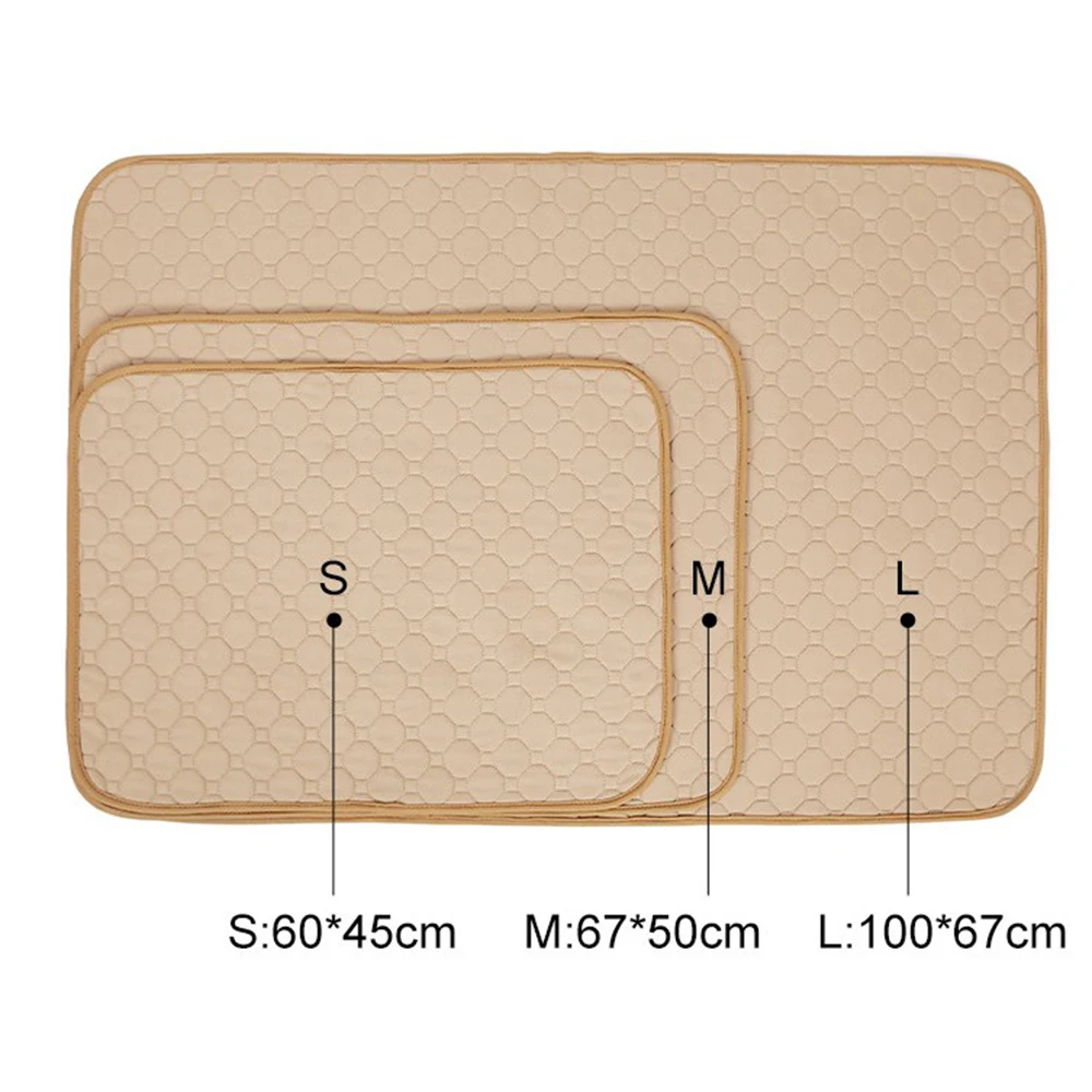 

Reusable Dog Diaper Waterproof Pet Urine Mat Urine Water Absorbent Mat for Dog Cats Sleeping Bed Blanket Puppy Training Pads