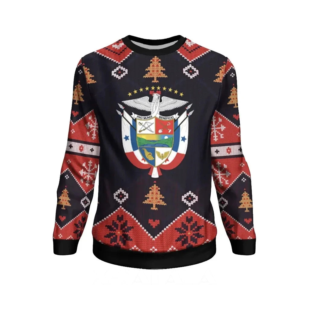 

Panama Christmas Sweatshirt - Santa Claus Ho Ho Ho 3D Full Print Size Man Women Outwear Zipper Pullover Sweatshirt Unisex-1