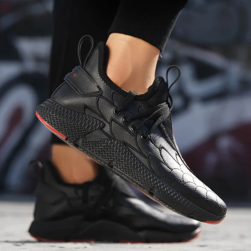 Кроссовки мужские на шнуровке Повседневная Удобная уличная модная дышащая обувь