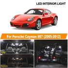 20 шт. белые светодиодные с Canbus номерной знак лампа Интерьер Купол Карта Светильник лампы Комплект для Porsche Cayman 987 2005-2012 Светодиодный светильник багажника