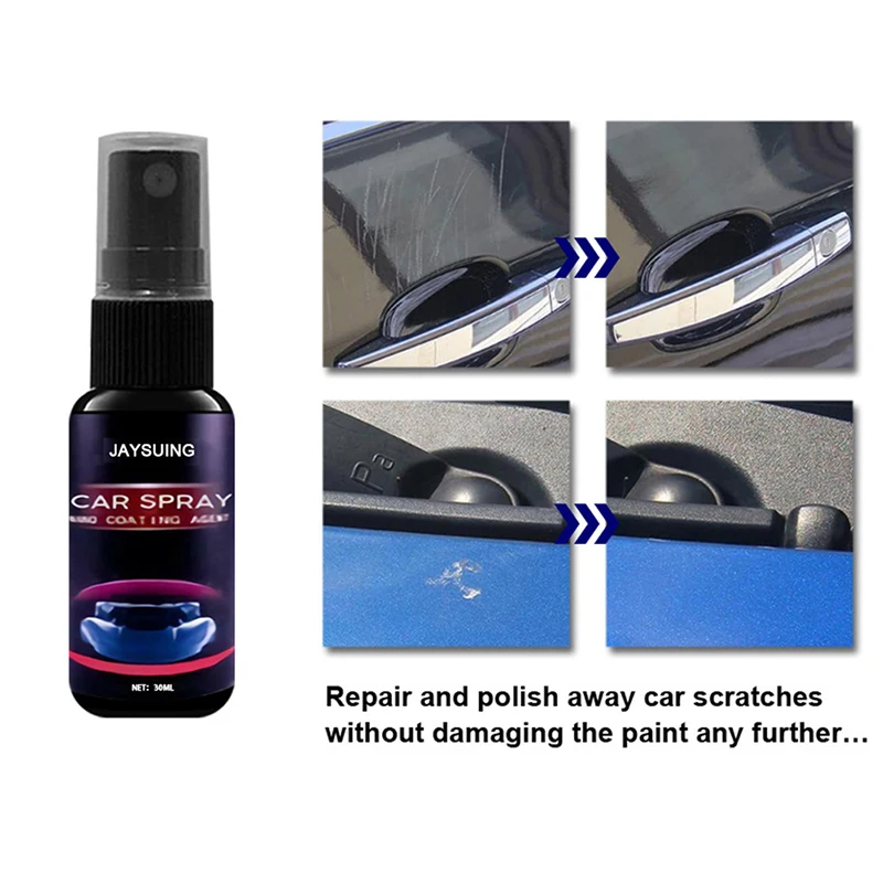 

30ml/50ml/100ml Nano Magic Car Remover Cloth Car Repairing Spray Coat Oxidation New