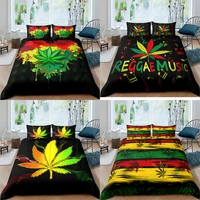maple leaf bedding set 23 pcs tie dye duvet cover home textile singletwindoublefullqueenuk kingau kingus king size