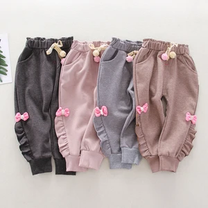 Штанишки для девочек, из хлопка, на веснуосень, От 0 до 3 лет