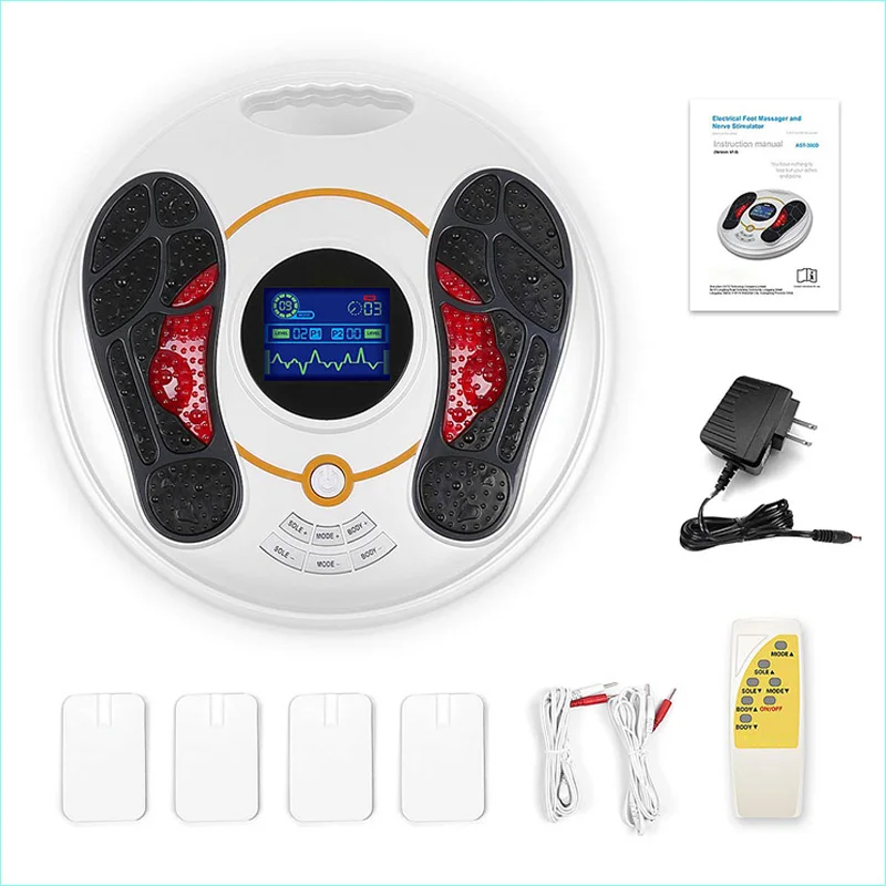 

Health Protection Instrument TENS & EMS Foot Massager Reflexology Full Leg Electric Foot Impulse Massager for blood circulation
