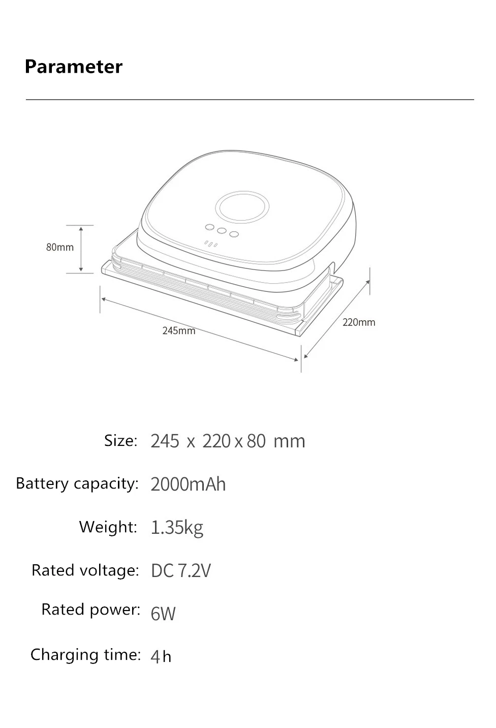 Xiaomi Bobot MIN580 Min590 intelligent mopping robot Imitation of human kneeling on the floor mopping smart mop