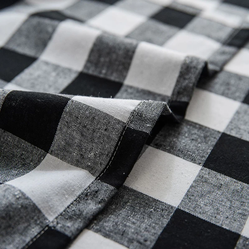 

Plaid Table Cloth Linen Cotton Pastoral Tablecloth for Picnic BBQ Home Kitchen Decoration Christmas Table Cover Toalha De Mesa