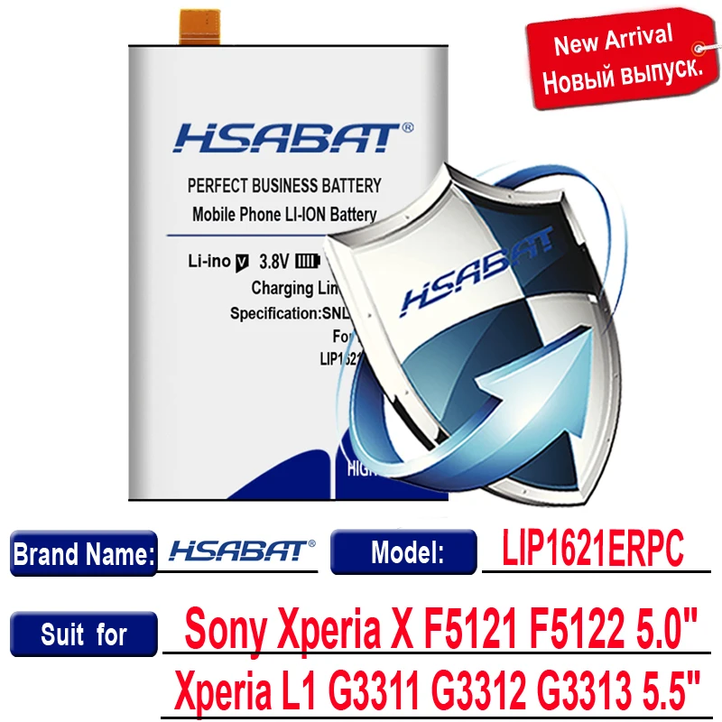 LIP1621ERPC HSABAT 4150 мАч аккумулятор для sony Xperia X F5121 F5122 5," для sony Xperia L1 G3311 G3312 G3313 5,5" в пределах номера
