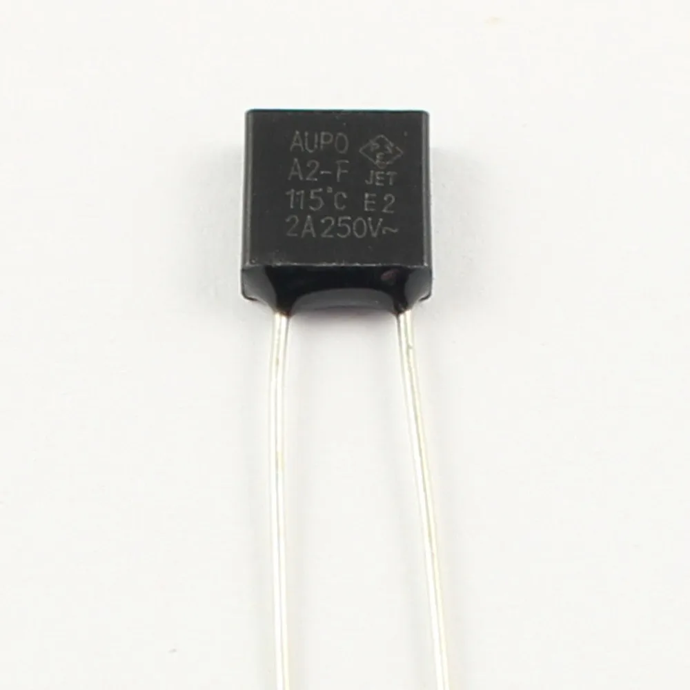 10 шт. Aupo Термальность предохранитель TF 115 градусов 250V 2A A2 F|250v 2a|thermal fuseaupo thermal fuse |