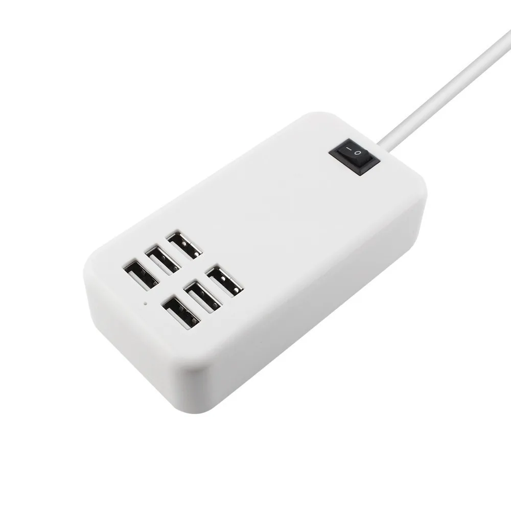 Несколько 20 Вт 6 USB порт настенное умное зарядное устройство ЕС США вилка Быстрая Зарядка адаптер для Android адаптер для iphone телефон зарядное устройство USB для планшета
