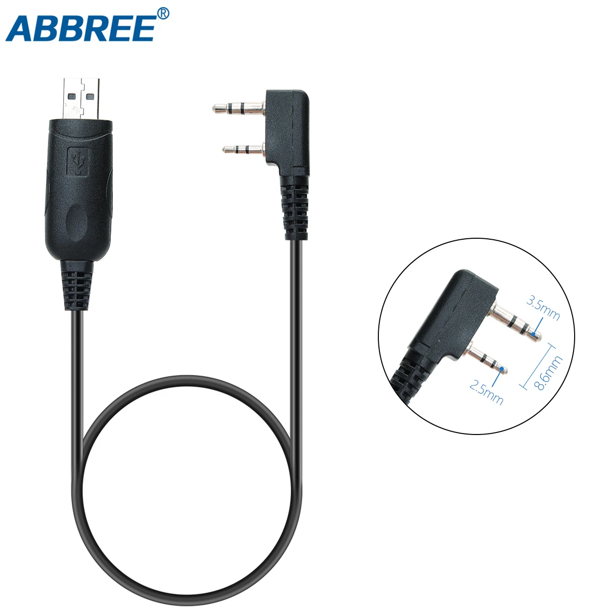 USB-кабель для программирования ABBREE Chirp Win 7/Win 10 с драйвером CD-ROM Baofeng UV-5R UV-82 BF-888S Retevis