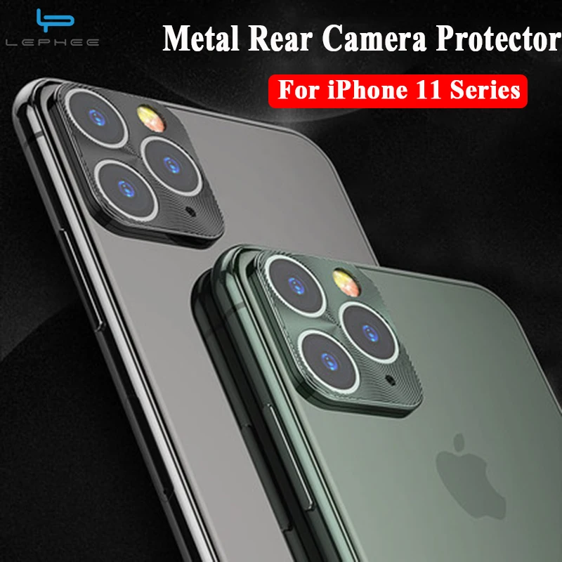 Защита для объектива камеры кольцо на iPhone 11 Pro закаленное стекло для iPhone 11Pro MAX телефон металлический сплав Телефон задняя защита