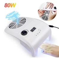 nail dust vacuum cleaner for manicure machine 2 in 1 uv led lamp nail dust collector extractor fan vacuum cleaner nail manicure