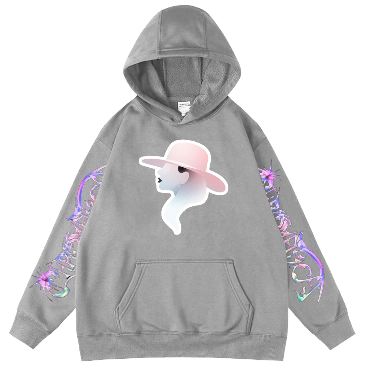 

Lady Gaga Spring Autumn Men Hoodie Clothes Cuff Print Casual Male Pullover Sweatshirt Men's Hip Hop High Japan Streetwear Tops