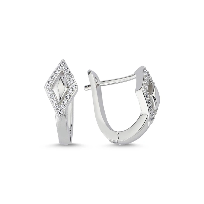 

Silverlina Silver Zircon Stone Earrings