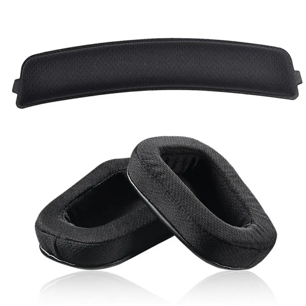 

Мягкие дышащие наушники Earmuff Earpad, замена для наушников Logitech G633 G933 Earpad/Head Beam, аксессуары для наушников из искусственной кожи