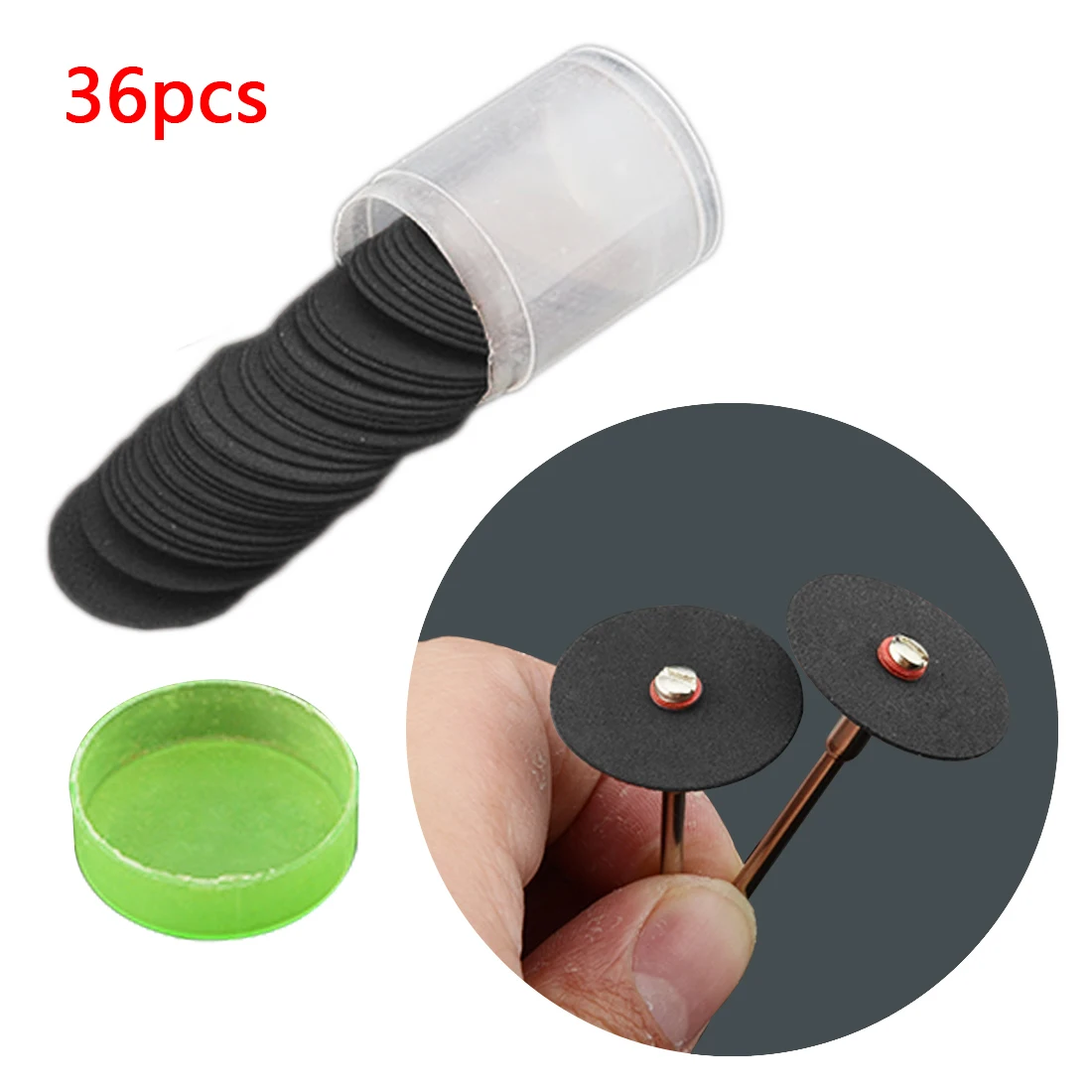 

Dremel Accessories 36pcs 24mm Abrasive Tool Cutting Discs Reinforced Cut Off Grinding Wheels Rotary Saw Blade Disc Tools