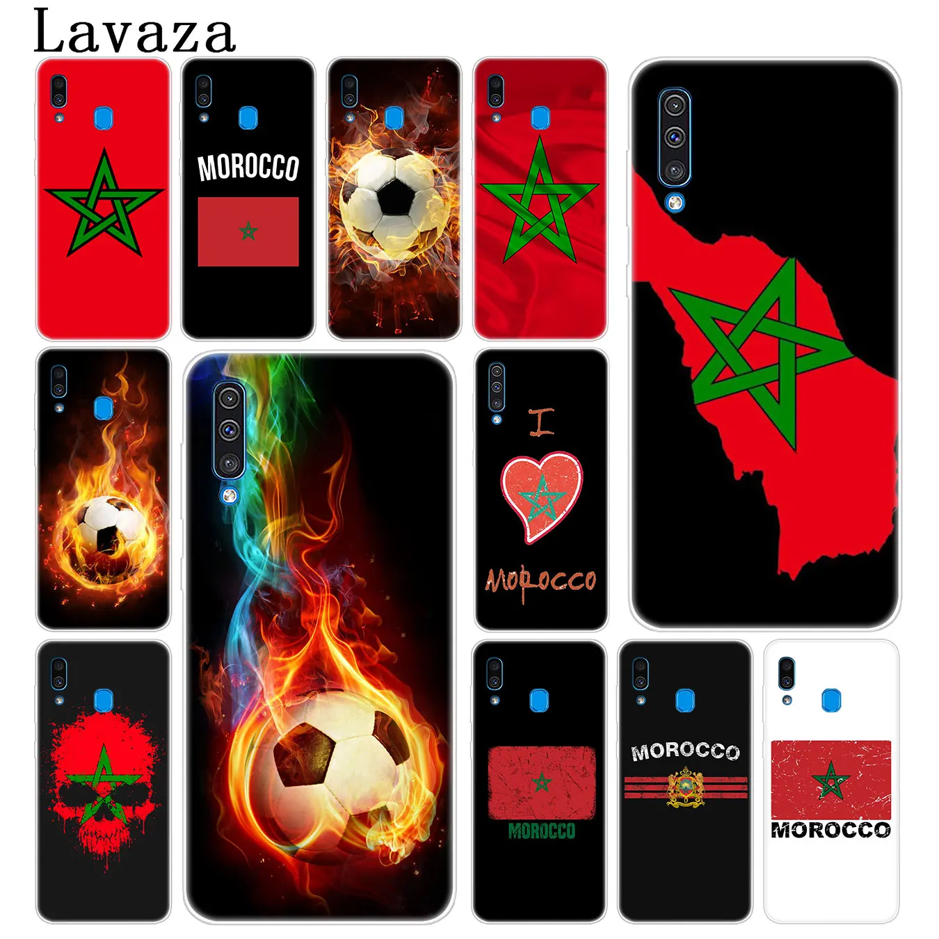 Lavaza с изображением флага Марокко футбол чехол для телефона чехол для samsung Galaxy A70 A60 A50 A40 A30 A20 A10 M10 M20 M30 M40 A20e крышка