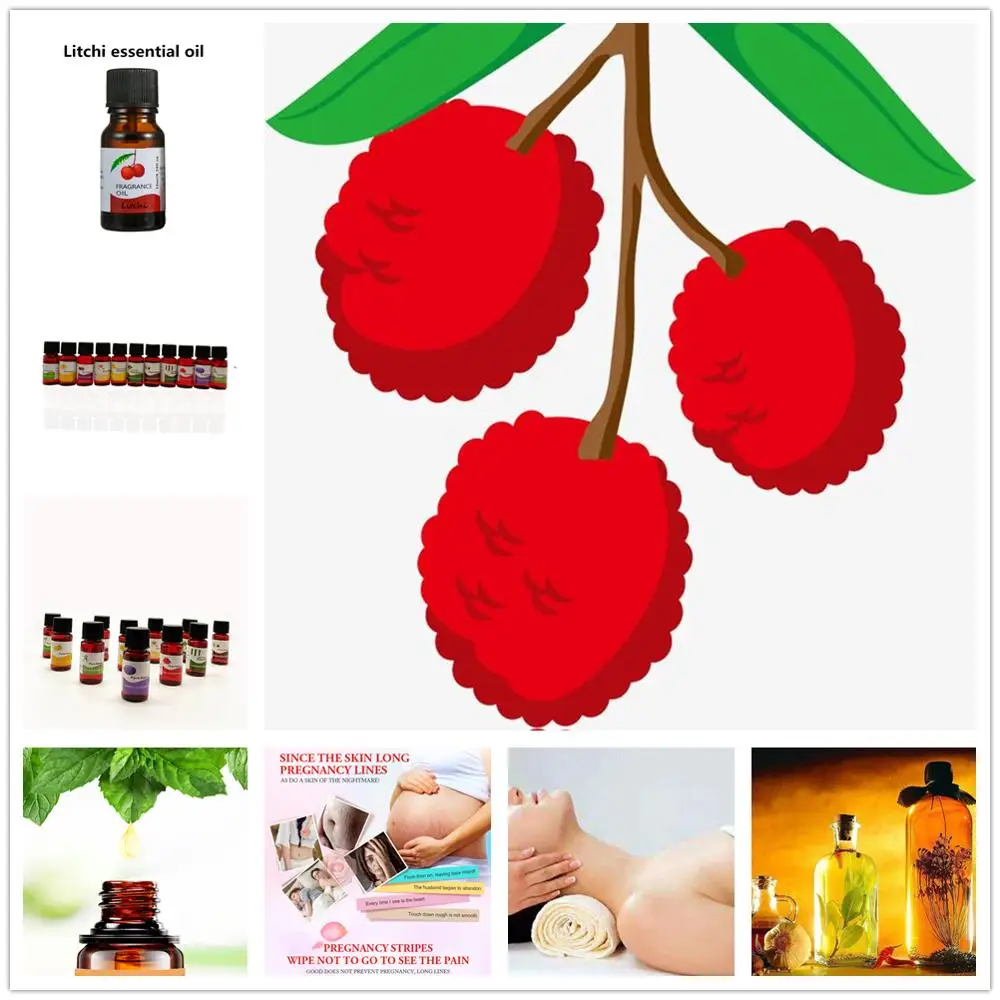 Водорастворимый фруктовый эфирное масло личи увлажнитель воздуха лампа