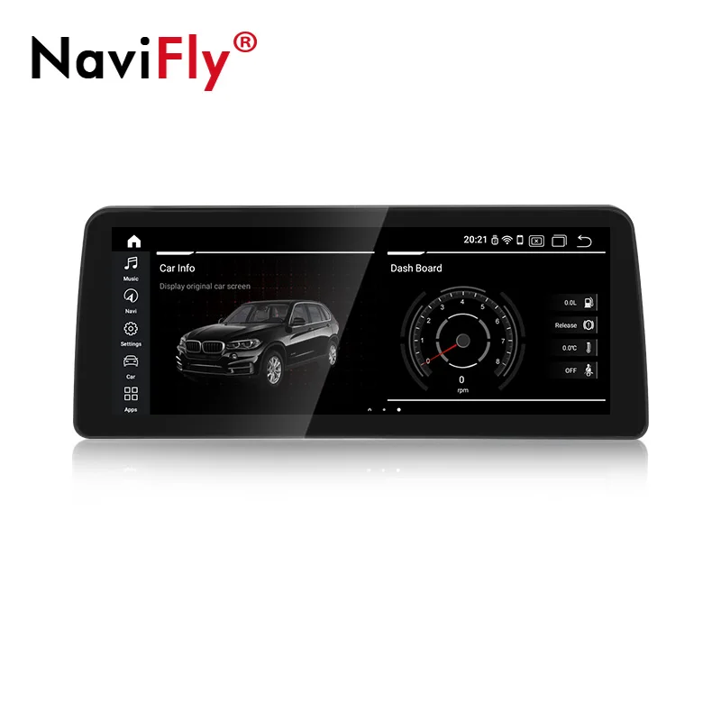NaviFly 12 3 дюйма IPS экран Android 10 автомобильный мультимедийный плеер навигация для BMW