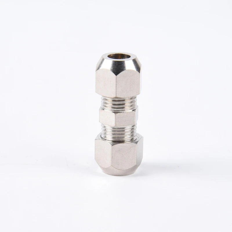 2 ходовой латунный фитинг с зажимным кольцом 4 мм 6 8 10 12 14 16 для компрессионной