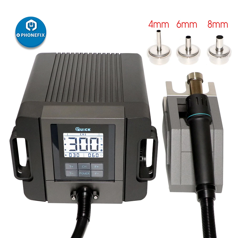 Быстрый TR1300A интеллигентая (ый) Термовоздушная паяльная станция Мобильный