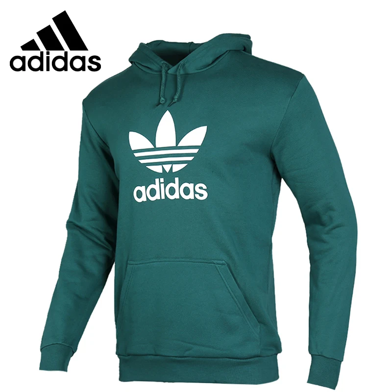 Оригинальный Новое поступление Adidas ORIGINALS трилистник балахон Мужской пуловер