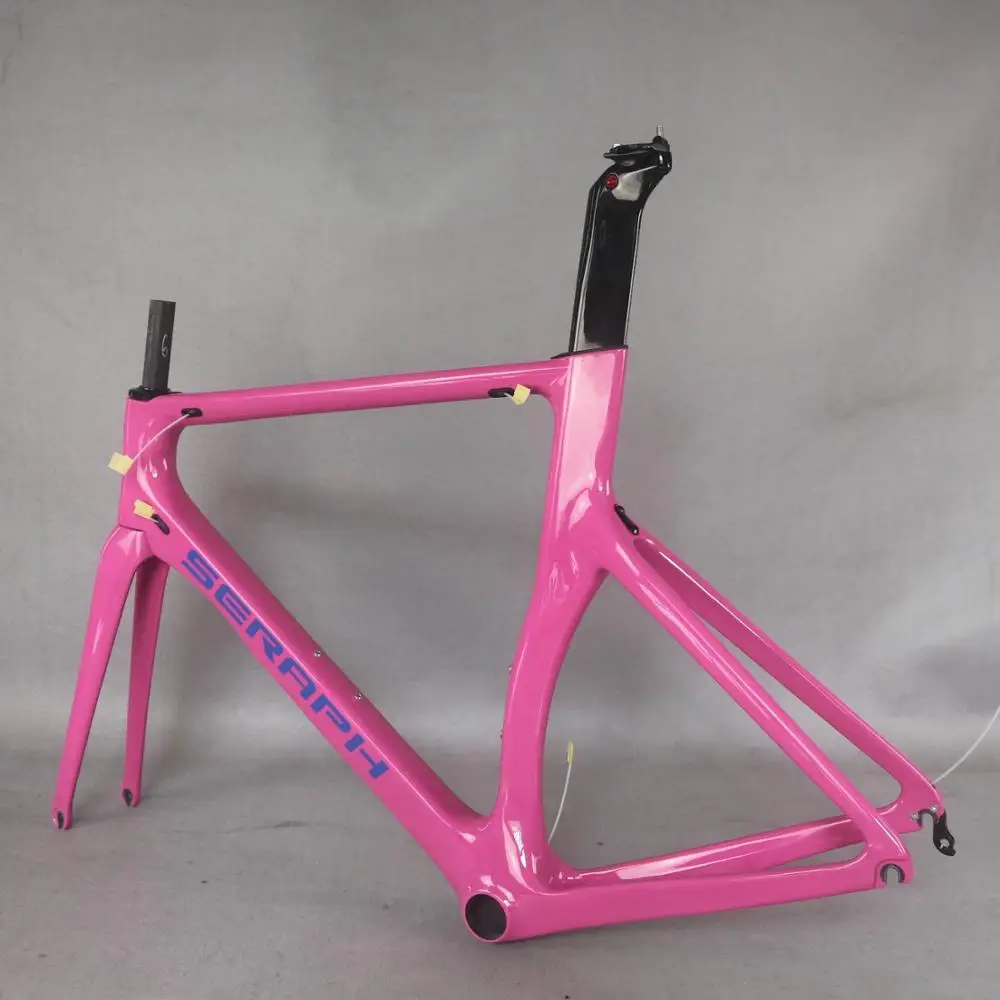 Seraph краска Новый Аэро Дизайн Все Черный Цвет карбоновая рама для шоссейного