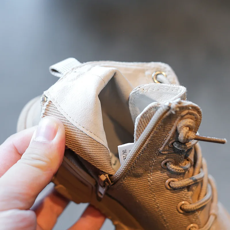 Новые осенние детские ботинки Martin Ботильоны для маленьких девочек Детская