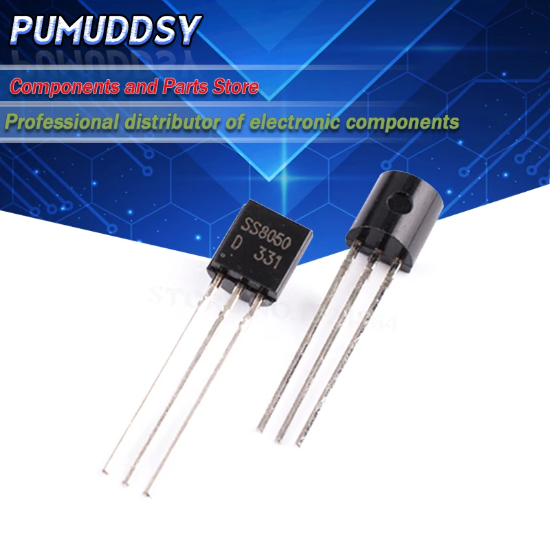 100 шт. S8050 TO-92 8050 TO92 Новый триодный транзистор | Электронные компоненты и
