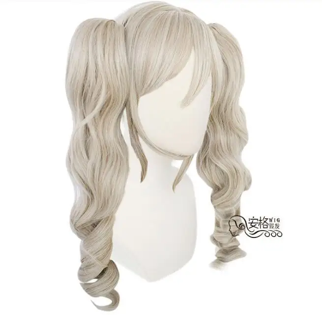 Парик для косплея аниме геншин термостойкий Барбары с длинными вьющимися